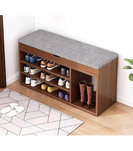 Amazon.co.jp: NexPon 玄関ベンチ スツール 収納スツール 玄関