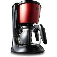 メリタ(Melitta) フィルターペーパー式 コーヒーメーカー ツイスト ルビーレッド 5杯用 SCG58-5R