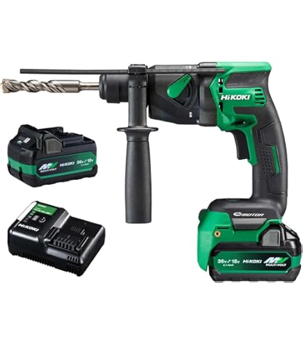Amazon | HiKOKI(ハイコーキ) 18V コードレスロータリーハンマードリル