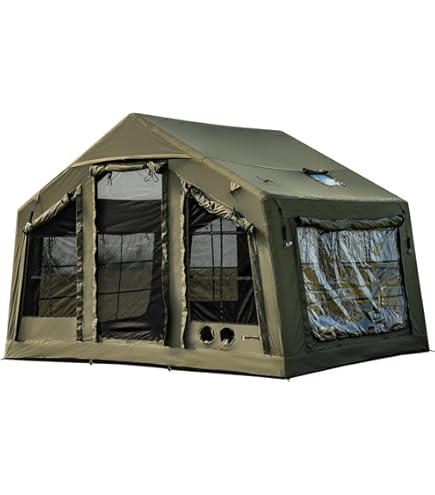 Amazon.co.jp: GOTENTIFY インフレータブルテント エアー アーミー