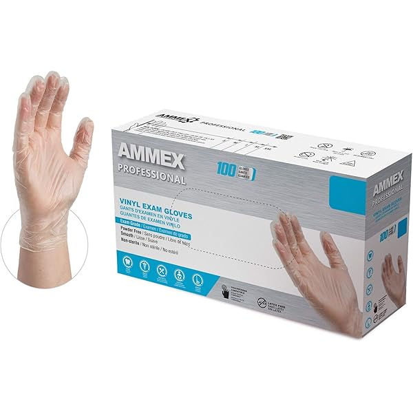 clear vinyl gloves amazon