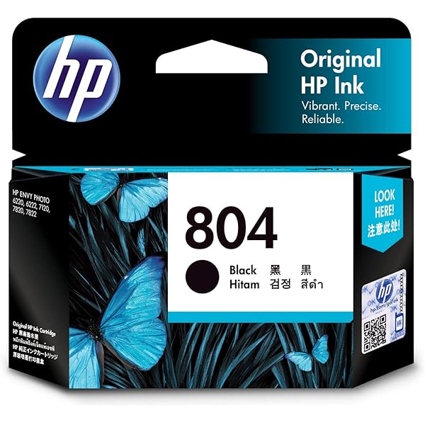 Amazon.co.jp: （まとめ）HP HP804 インクカートリッジ 黒T6N10AA 1個 