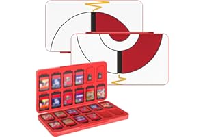 ATiC Switch 2/ Switch/Switch Lite/Switch有機ELモデル ソフトケース カード収納ケース Switchソフト24枚/Micro SD 24枚同時に収納 ゲームカード収納ボックス カードまとめ収納 耐衝撃 軽量 防