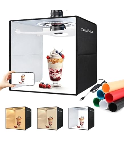 Amazon.co.jp: ジュエリーフォトスタジオライトボックス - 4つのライト