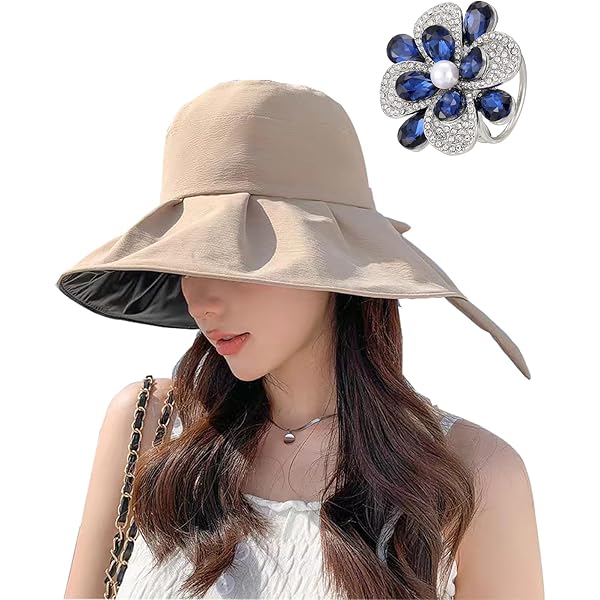 本日20時まで限定値下げ 新品 石井美保さん 広つば麦わら帽子 UV