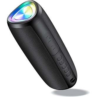 2025革新的な音質＆鮮やかなサウンド】Bluetoothスピーカー ポータブル