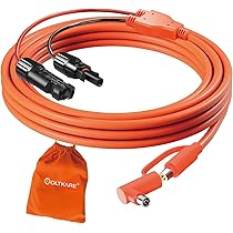Amazon.co.jp: [UL認定] VOLTKARE 2.5m ソーラーコネクタから