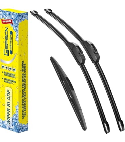 KVQ Windshield Wiper Blades Replacement For Honda Fit 2009 2010 2011 2012 2013 2014 2015 2016 2017 2018 2019 2020, Original Equipment Replacement Front Rear Wiper Blade Set - 28" 14" 14" (Set Of 3