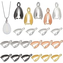Amazon | PH PandaHall 約100個/箱 真鍮 バチカン ピンチベール 