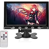 AISHICHEN 10.1インチ小型ディスプレイHDMIモニター 1024 x 600 スピーカー内蔵Raspberry Piディスプレイミニディスプレイ HDMIディスプレイ60 Hz 5 ms リモコン付きIPSスクリーンディスプレイ HDMI
