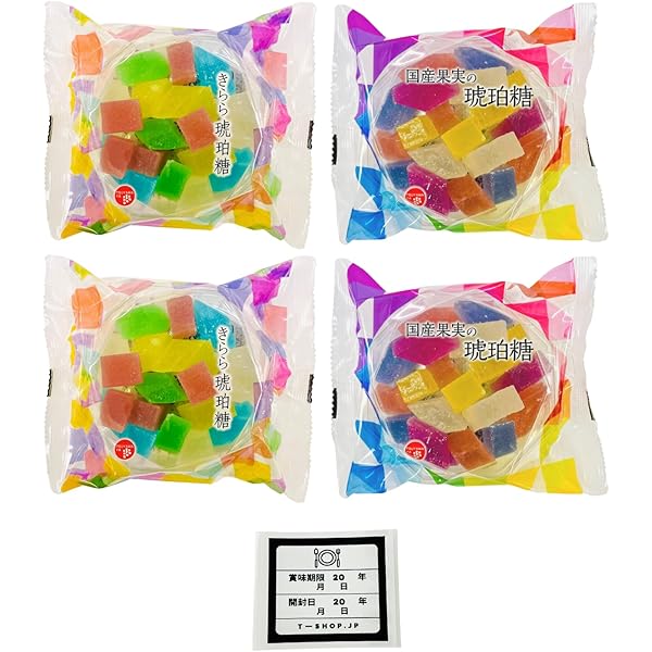 Amazon.co.jp: Tsuyamaya Seika Japanese Fruit Amber Sugar, 3.5 oz