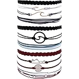 Vsco Bracelets for Women Wave Bracelet for Surfers Braided Rope Friends Woven Adjustable Bracelets Waterproof Handmade Bracel