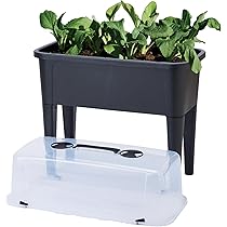 新品　レイズドベッド　プランター　鉢植え　家庭菜園　ブラック　大型　園芸用品 Amazon.co.jp: Grow Veggies レイズドベッドプランター BK 760
