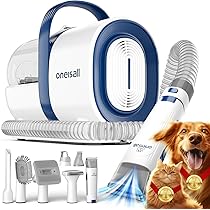 Amazon.co.jp: 【ブラシと掃除機一体型】Oneisall 犬 バリカン 吸引式