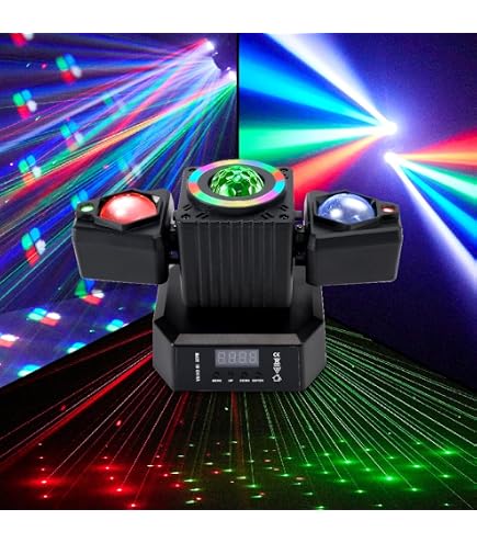 Amazon.co.jp: U`King 150W LED ムービングヘッドライト 舞台照明