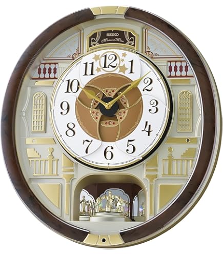 Amazon.co.jp: Seiko Melodies in Motion ミュージカル壁掛け時計