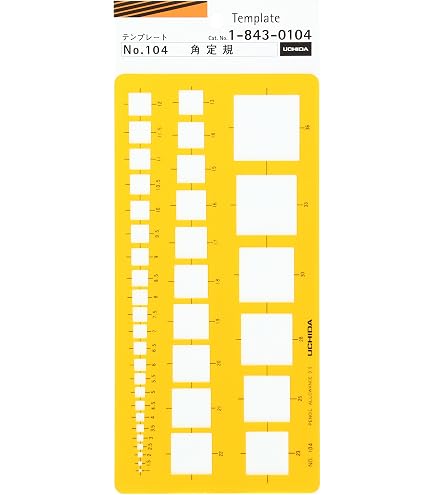 | ドラパス テンプレート E109 六角記号定規 31109