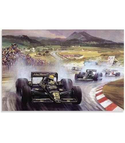Amazon.co.jp: アイルトンセナF1レーシングチャンピオンポスター