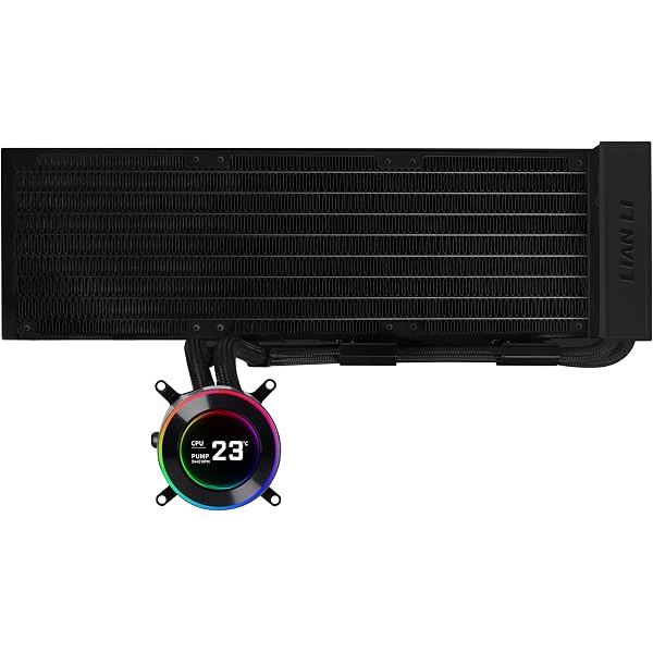 Amazon | LIANLI 水冷CPUクーラー Galahad II LCD 360 Black 液晶
