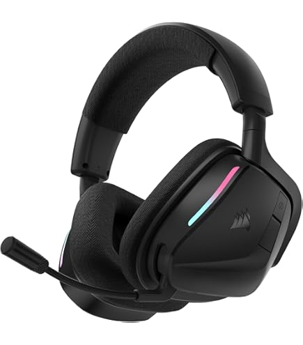 ヘッドホン Corsair HS80 RGB WIRELESS Amazon.com: Corsair HS80 MAX Wireless 2.4GHz Bluetooth Gaming