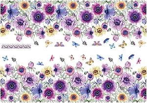 Amazon Co Jp Takarafune 壁紙シール 花柄 ポピー花畑 ウォール ステッカー ウィンドウステッカー おしゃれ 剥がせるステッカー 壁飾り 防水 ホーム キッチン