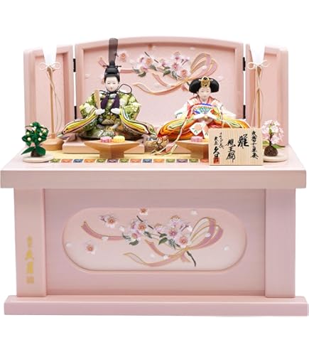 Amazon | 吉徳 雛人形 親王収納飾り 間口61×奥行42×高さ59cm 605435 
