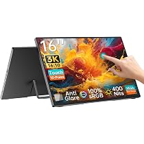 Amazon.co.jp: Intehill モバイルモニター 3k タッチモニター 16