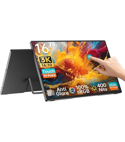 Amazon.co.jp: Visual Beat 17.3インチ 4K モバイルタッチスクリーン