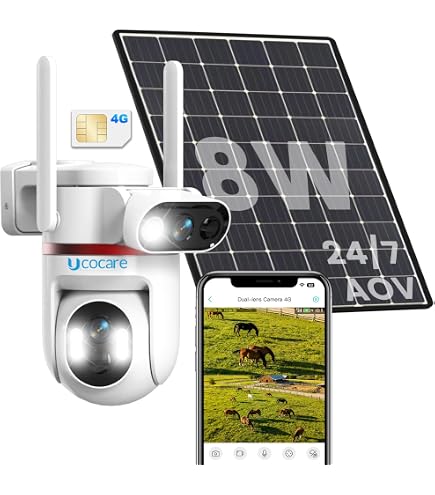 Amazon.co.jp: Xega 4G セルラー ソーラー 防犯カメラ 屋外 ワイヤレス