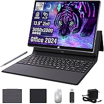 Amazon.co.jp: 【3Kタッチスクリーン搭載 OFFICE 2024】13.9型 2in1