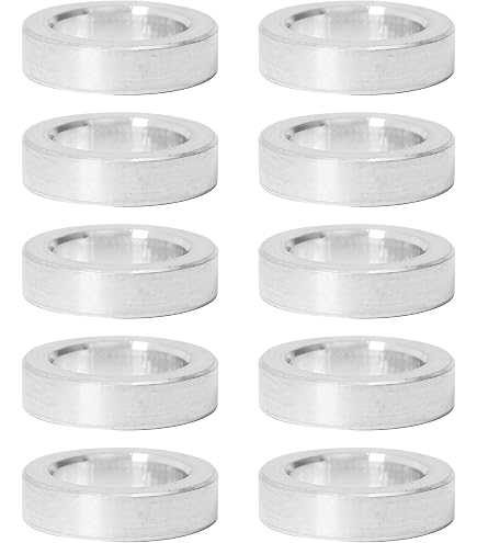 Amazon | アルミ スペーサー 10個 M8 内径8.2mm×外径12mm×長さ8mm ネジ