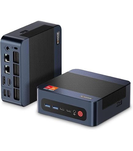 MINIS FORUM Mini PC UM680 Slim, AMD Ryzen 7 6800H CPU 8C/16T up to