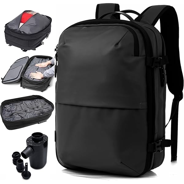 〇Of55 未使用 真空圧縮 バックパック トラベルバッグ Amazon.co.jp: Vacpack バックパック 一体型真空圧縮システム