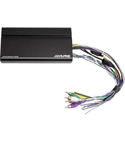 ALPINE PDA-4 アンプ Amazon.co.jp: Alpine KTA-450 4チャンネルパワーパックアンプ