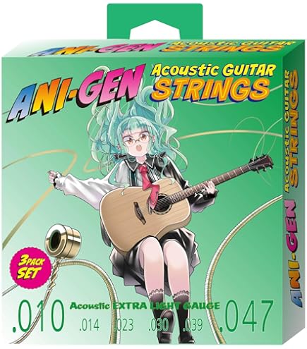 Amazon.co.jp: ANI-GEN エレキベースギター弦 [045-105] ANI-SB45