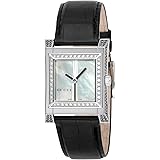 [グッチ] 腕時計 GUCCIO 111L ホワイトパール 文字盤 ステンレススチール サファイヤガラス クォーツ 24MM スイス Watch YA111405 レディース ブラック [並行輸入品]