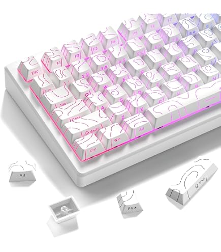 Amazon.co.jp: DrunkDeer A75 キーキャップセット 82キー PBT キー