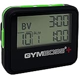 Gymboss PLUS インターバルタイマー & ストップウォッチ - ブラック/グリーン ソフトコート