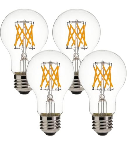 Amazon | LED電球 一般電球形 E26 40形相当 4W 電球色 フィラメント