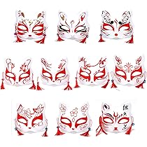 狐のお面 Amazon.co.jp: [CHENLONB] 狐 お面 5枚セット キツネ面 和風 仮面お面