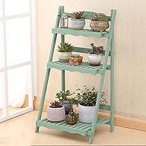 No226　ひろ商品　 簡単移動、植物棚 　whiteモスグリーン　3段 71LffsUQXfL._UF350,350_QL80_.jpg