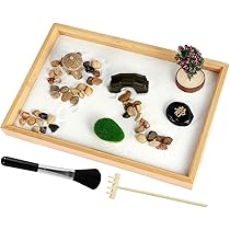 探訪日本の庭セット 楽天市場】インテリアミニ枯山水 キット 作って飾れる ミニ庭園