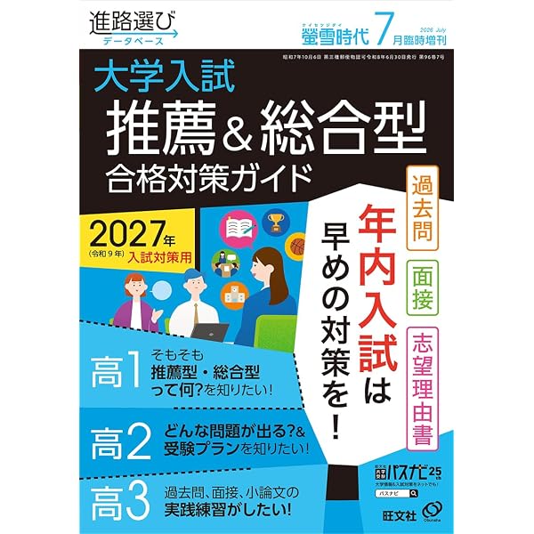 2026年受験対策全国大学小論文入試出題内容5ヵ年ダイジェスト | 旺文社