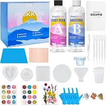 Amazon.co.jp: ProKKUV エポキシ樹脂 セット2液性レジン液 大容量
