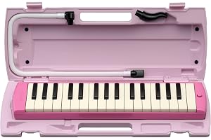 ヤマハ(YAMAHA) PIANICA ピアニカ 鍵盤ハーモニカ 32鍵 ピンク P-32EP 子どもたちの使い勝手を追求した 同系色のプラスチック製ハードケース付属