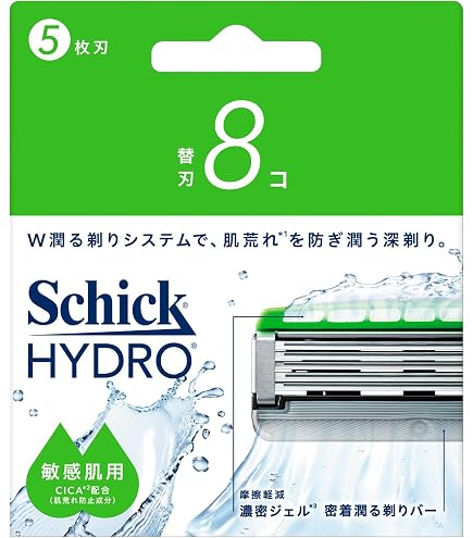 Amazon.co.jp: Schick(シック) ハイドロ 普通肌 替刃（8コ）男性用 髭
