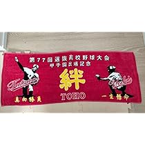 Amazon.co.jp: 甲子園出場 東邦高校 硬式野球部 応援タオル