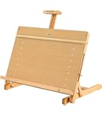 Amazon.co.jp: イーゼル 卓上イーゼル 木製 デスクテーブル 折りたたみ