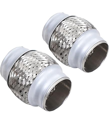 2.5" ID T304 SS Exhaust Flex Bellows 2.55" Long Flex Joint Pipe ULTRA - View #3