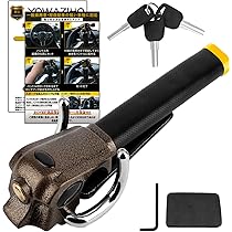 Amazon.co.jp: 【元警察官防犯プロ監修】ハンドルロック ステアリング